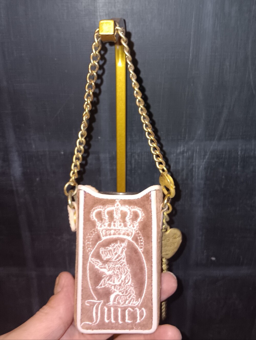 Juicy Couture Vintage Y2k Velour Scottie Cell Phone Case